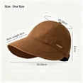 thumbnail image 3 of QIYAGBSA Womens Wide Brim Sun Hat Soft Ponytail Opening Foldable Cap Beach Hiking Golf Gardening Outdoor Travel, 3 of 6