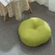 thumbnail image 1 of Xiao Hua Cojines redondos y sólidos para asiento de suelo, suaves, cómodos y gruesos, para meditación, yoga, sala de estar y balcón (verde fruta, 45 x 45 cm), 1 of 5