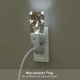 thumbnail image 5 of Cauagu Bones And Leaves Print LED Nightlight,0.5W Night Lights Plug into Wall 1 Pack with Dusk-to-Dawn Light Sensor Soft Glow Lamp for Bathroom Adult Hallway-EU, 5 of 7
