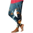 thumbnail image 7 of Wowcloth Women's Brushed Christmas Halloween Ankle Length Seasonal Printed Leggings S-XL, 7 of 7