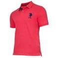 thumbnail image 2 of U.S. POLO ASSN. Polo para hombre - Kory, básico, piqué, logotipo, aplique, algodón Rojo M (Medium), 2 of 4