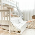 thumbnail image 2 of Max & Lily Solid Wood Bunk Bed, Twin over Full with Storage Trundle and Ladder for Kids, 2 of 14