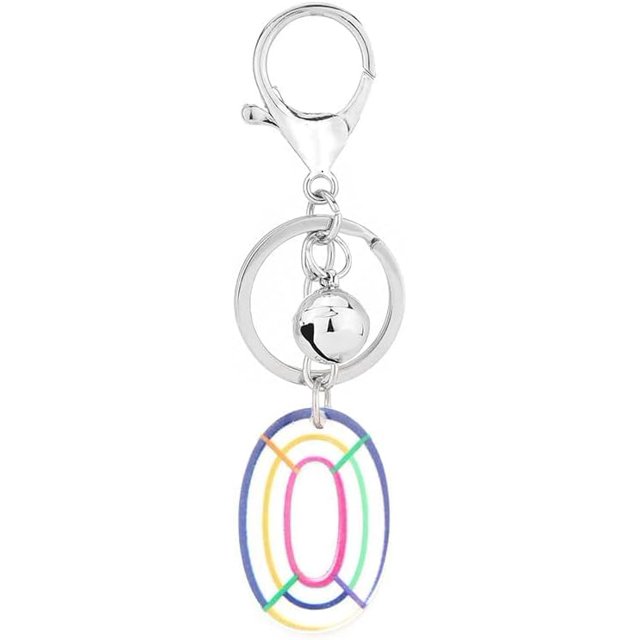 Letter Keychain,26 Letters A-Z Decorative Letter Keychain,Name Keychain for Women Girls Men Teenager Gift