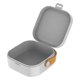 thumbnail image 2 of Estuche cuadrado para auriculares SUSUchens, organizador para cable de datos, diseño con hebilla, resistente al polvo, tamaño compacto, portátil, bolsa de almacenamiento, color gris, 2 of 8