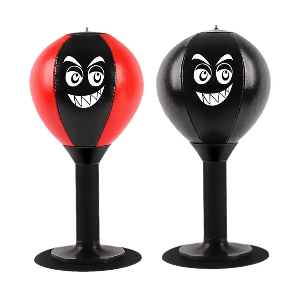 Desktop Punching Bag - Suction Cup Design for Office Table and Counters, Heavy Duty Stress Relief Ball, Fun Gifts
