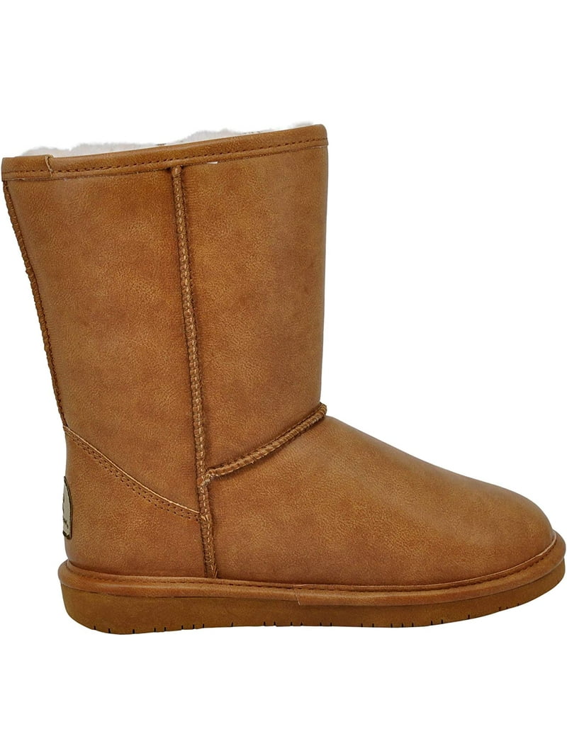 Bearpaw Women's Emma Short Snow Boot 9 Tan Smooth - Walmart.com