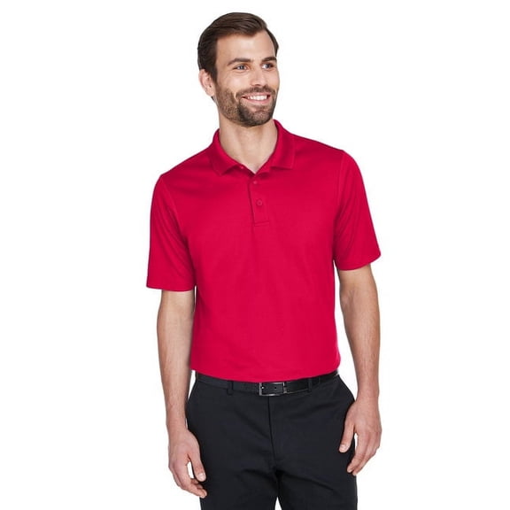 Devon & Jones CrownLux Performanceâ„¢ Men's Tall Plaited Polo XLT RED