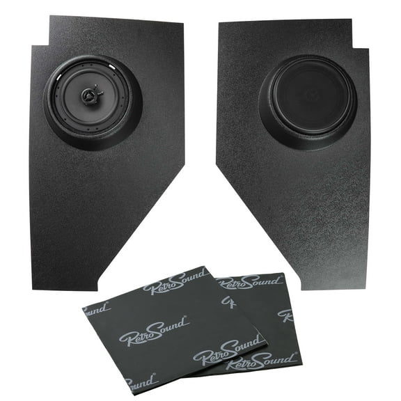 Retro Manufacturing Kick Panels with Standard Speakers and Sound Dampening KPC594753-62-M