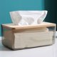 thumbnail image 1 of Tissue Box Holder Tissue Box Cover Tissue Box Holder Transparent Box Wear Resistant PP Compressed Wood Napkin Box With Nonslip Bottom For Home Living RoomBlack Large ANGGREK negro grande, 1 of 4