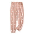 thumbnail image 2 of hengsof Cute Patterned Maternity Thermal Pants Comfortable and Soft Long Pants for Sleep and Relaxation, 2 of 3
