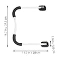 thumbnail image 3 of 2 Sets Folding Table Legs Coffee Metal Foldable for Desk Stand Hardware Accessories, 3 of 6
