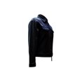 thumbnail image 3 of Chamarra George para Mujer, Mezclilla Trucker, Negro Talla G, 3 of 4