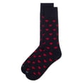 thumbnail image 3 of MeMoi Men's Hearts Rayon From Bamboo Crew Socks - Mens - Male, 10-13, Ivory, 3 of 6