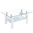 thumbnail image 5 of 110*60*45.5Cm Double-Glazed Dining Table Stainless Steel Table Legs, 5 of 16