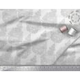 thumbnail image 2 of Soimoi Polyester Crepe Fabric Leaves & Floral Block Print Fabric by The Yard 42 Inch Wide, 2 of 3