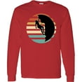 thumbnail image 3 of Inktastic Rock Climbing Mountain Climber Silhouette Long Sleeve T-Shirt, 3 of 5