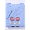 thumbnail image 4 of Catherines Women's Plus Size Petite Stars & Shine Tee, 4 of 6