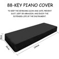thumbnail image 2 of Funda para teclado de piano, funda antipolvo para piano con cierre de cordón, protector para teclado electrónico, piano digital, Yamaha, Casio, Roland, consolas (88 teclas) brillar Electrónica, 2 of 5