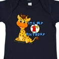 thumbnail image 4 of Inktastic 1st Birthday Giraffe Boys or Girls Baby Bodysuit, 4 of 5