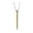 Gold, variant on XR Brands Charmed 7x Vibrating Necklace - Rose Gold