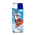 thumbnail image 1 of "Caroline's Treasures Christmas Santa Claus Snowboard Michelob Ultra Koozies para latas delgadas, multicolor" Caroline's Treasures APH6388MUK, 1 of 1
