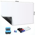 thumbnail image 1 of PEONAVET Soft White Board 's Teaching Erasable Magnetic Soft Whiteboard A4 Noteboard Mobile Small Blackboard Whiteboard Message Board 5ML, 1 of 9