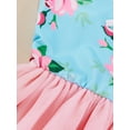thumbnail image 4 of Aunavey Toddler Kids Girl Easter Bunny A-Line Dress Summer Casual Princess Dresses, 4 of 8