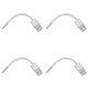 thumbnail image 1 of Cable Audio Y Sincronización Datos USB 3 5 Mm para IPod Shuffle Tercera Cuarta Generación, 1 of 4