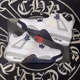 thumbnail image 1 of Ni - ke Size 5.5 - Ni - ke Air Jordan 4 Retro GS Midnight Navy Men's Shoes, 1 of 5