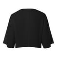 thumbnail image 6 of Women's 3/7 Sleeve Cropped Cardigan Sweater Open Front Short Shrugs Cardigans Lightweight Sweaters, 6 of 7