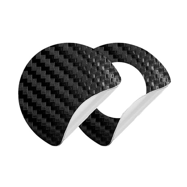 Película protectora para Apple AirTag Protector de piel antirrayas de fibra de carbono negro