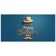 thumbnail image 3 of Decorative Design Father's Day Banner Mustache Theme Happy Father's Day for Celebration Party Indoor Decoration Dad's Day, 3 of 8