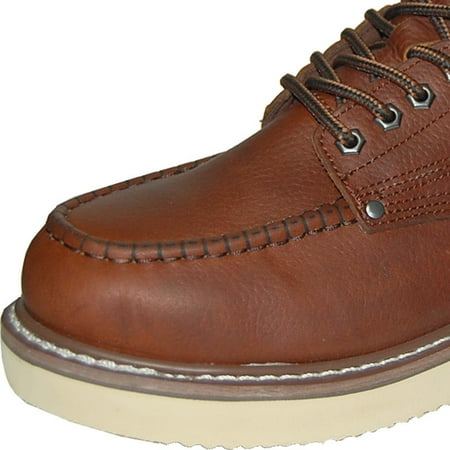 insulated moc toe work boots