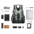 thumbnail image 4 of Balery Floral Angelic White Wings Mochila Ligera para Hombres y Mujeres – Resistente y Impermeable, Ideal para la Escuela, el Trabajo, los Viajes y el Uso Diario, 4 of 7