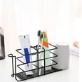 thumbnail image 4 of Toothbrush Holder Wall Mounted: Iron Toothpaste Rack Toothbrush Stand for Home, 4 of 8