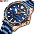 thumbnail image 2 of Curren  8426 Men's Steel Belt Fashion Business Watch Quartz Calendar Men's Watch Waterproof Student Spot, 2 of 10