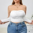 thumbnail image 4 of MIONGO Women's Lingerie Adjustable Backless Bra Comfortable Cropped Home Leisure Versatile All Seasons Style, 4 of 8