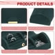 thumbnail image 3 of Caja de joyería de viaje pequeña Uxcell, organizador portátil de almacenamiento de joyas para anillos, collares y aretes, regalo para mujeres y niñas con caja de regalo, verde oscuro, 3 of 7