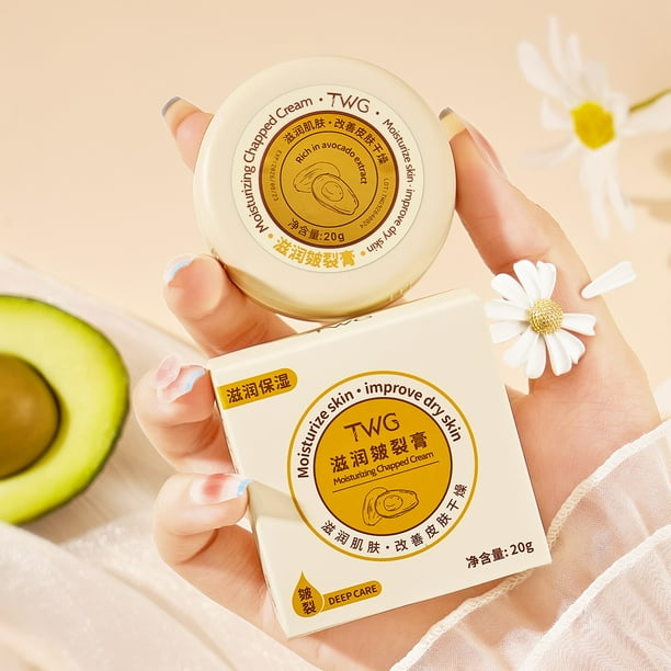 Crema Hidratante Invernal a Base de Hierbas para Manos y Pies Agrietados | 20 G de Crema Calmante para Pies y Manos Secas | Hidratante de Acción Rápida para Talones Agrietados y Piel Callosa