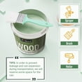 thumbnail image 4 of DWIL Matte Finish Furniture Paint - 5 Oz All-in-One Kit for Cabinets, Doors, Tables, and Dressers Refinishing - Water-Based, Non-Toxic & Odorless, Easy to Apply(White), 4 of 8