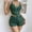 Green, variant on MGDXOX Women's Sheer Lace Cami Pajama Set Bow Detail 2 Piece Sleepwear Shorts Loungewear V Neck Fashion Set Red XXL