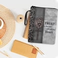 thumbnail image 4 of HELLHERO 1pcs Book Cover Sleeve with Handle Book Club Gifts Book Carrying Case Book Storage Bag with Washable for Reading Lovers Christian Bible Accessories, 4 of 8