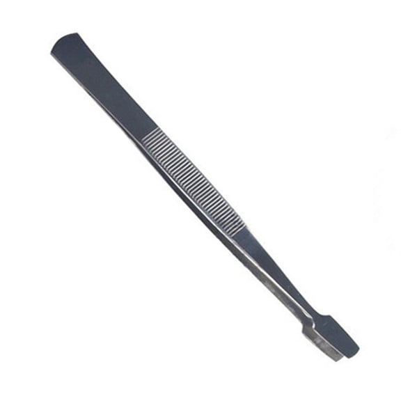 Yammee Stamp Tweezers Stamps Collecting Collection Philately Collector Tools Straight Tip Tongs Stainless Steel Anti-Slip Grip