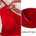 thumbnail image 6 of (Price/each)Opromo Unisex Cotton Canvas Adjustable Chef Kitchen Aprons with 2 Pockets-Shepherd Check-L, 6 of 7