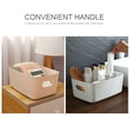 thumbnail image 4 of Yeacher Storage Basket Desktop Portable Kitchen Refrigerator Basket Bathroom Desktop Storage Box Snack Cosmetic Organizing Box for Cabinet Office, 4 of 8