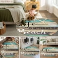 thumbnail image 6 of Life Is Better at The Beach Washable Area Rug&nbsp;5 ft Wood Grain Starfish Shell Summer Soft Round&nbsp;Rugs for Living Room, Non Slip Carpet for Bedroom&nbsp;Entryway Dining Room, 6 of 9