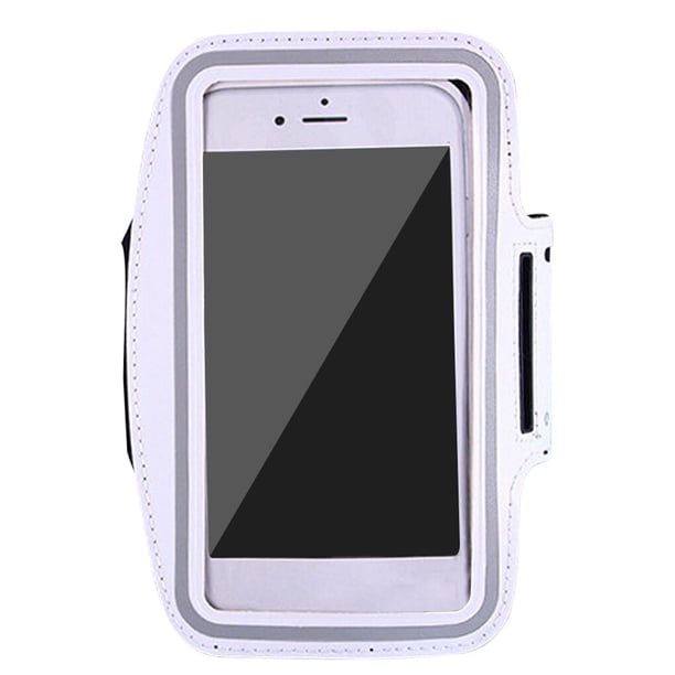 Brassard Sport Téléphone Léger Et Étirable – Pochette Brassard Running Homme/Femme, Taille L, Noir, Réfléchissant