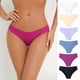 thumbnail image 1 of Wealurre - Ropa interior sin costuras para mujer, bragas invisibles, suaves y elásticas, paquete de 5, 1 of 5