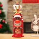 thumbnail image 3 of Funda antipolvo para botella de vino de Navidad, decoración navideña para el hogar, cena, regalo de Navidad, adorno para árbol de Navidad, Año Nuevo 2023, 3 of 5