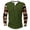 Green, variant on Raeneomay Long Sleeve Shirts for Men Printed Long Sleeved Turndown Collar Blouse Top Long Sleeve Turndown Collar Blouse Blouses Shirts